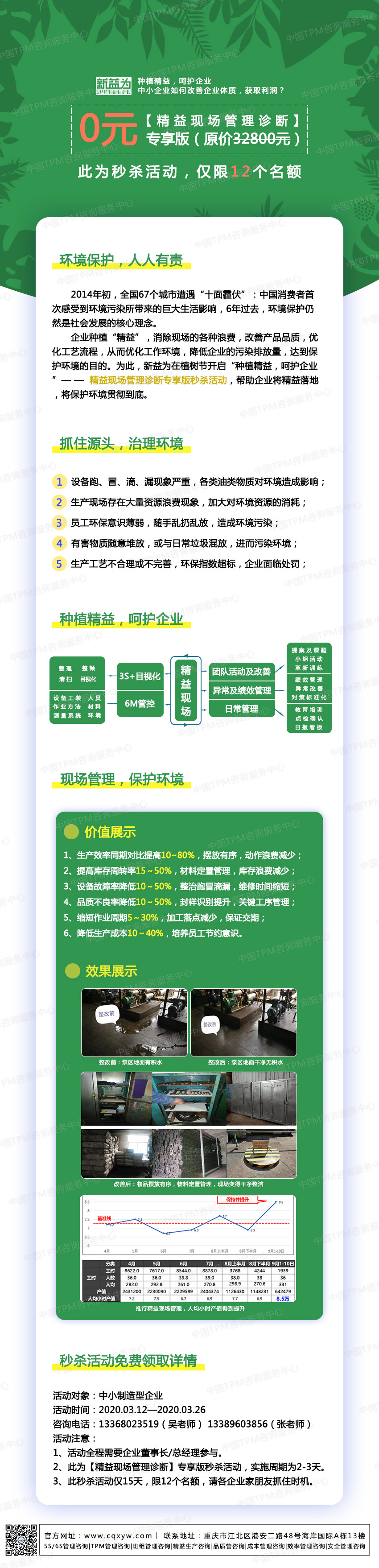 種植精益,呵護(hù)企業(yè)——精益現(xiàn)場(chǎng)管理診斷專享版秒殺活動(dòng) 種植精益,呵護(hù)企業(yè)——精益現(xiàn)場(chǎng)管理診斷專享版秒殺活動(dòng)